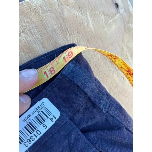 Carhartt Flame Resistant NFPA 2112 Navy Blue Cargo Men's Size 38x34 FR Work Y2K - Picture 6 of 12